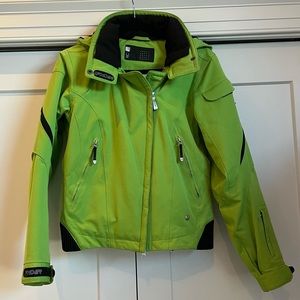 Womens Spyder Green Insulated Ski Jacket